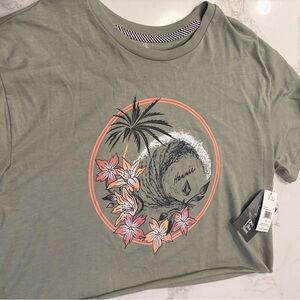 Volcom Olive Green Tee